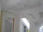 Mont� s�drokartonu v podkrov�.- Doudleby nad Orlic� - Chl�nky - S�drokartonov� konstrukce a tepeln� izolace v novostavb� rodinn�ho domu-